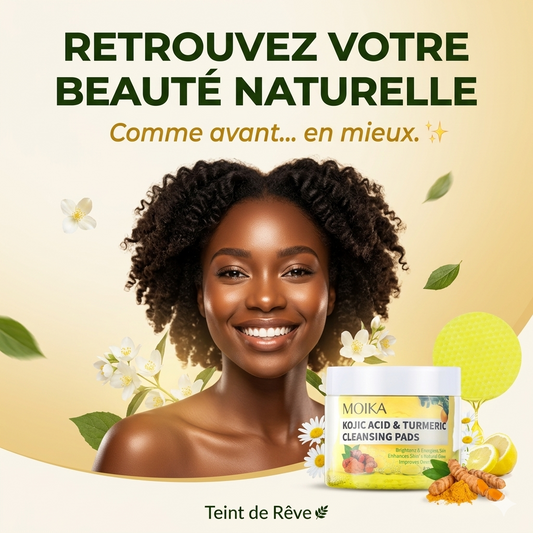 Pads Eclat Anti-Taches au Kojic & Curcuma | Resultats visibles en 7 jours