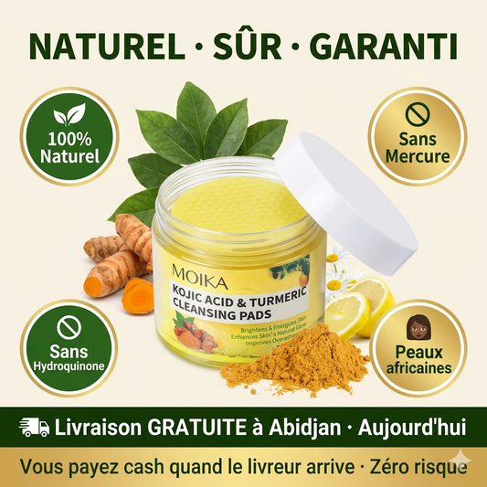 Pads Eclat Anti-Taches au Kojic & Curcuma  | Resultats visibles en 7 jours
