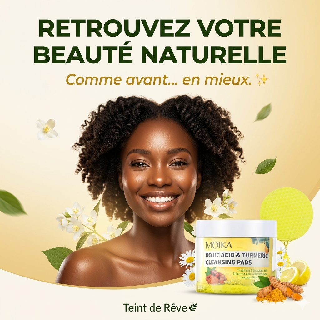 Pads Eclat Anti-Taches au Kojic & Curcuma  | Resultats visibles en 7 jours